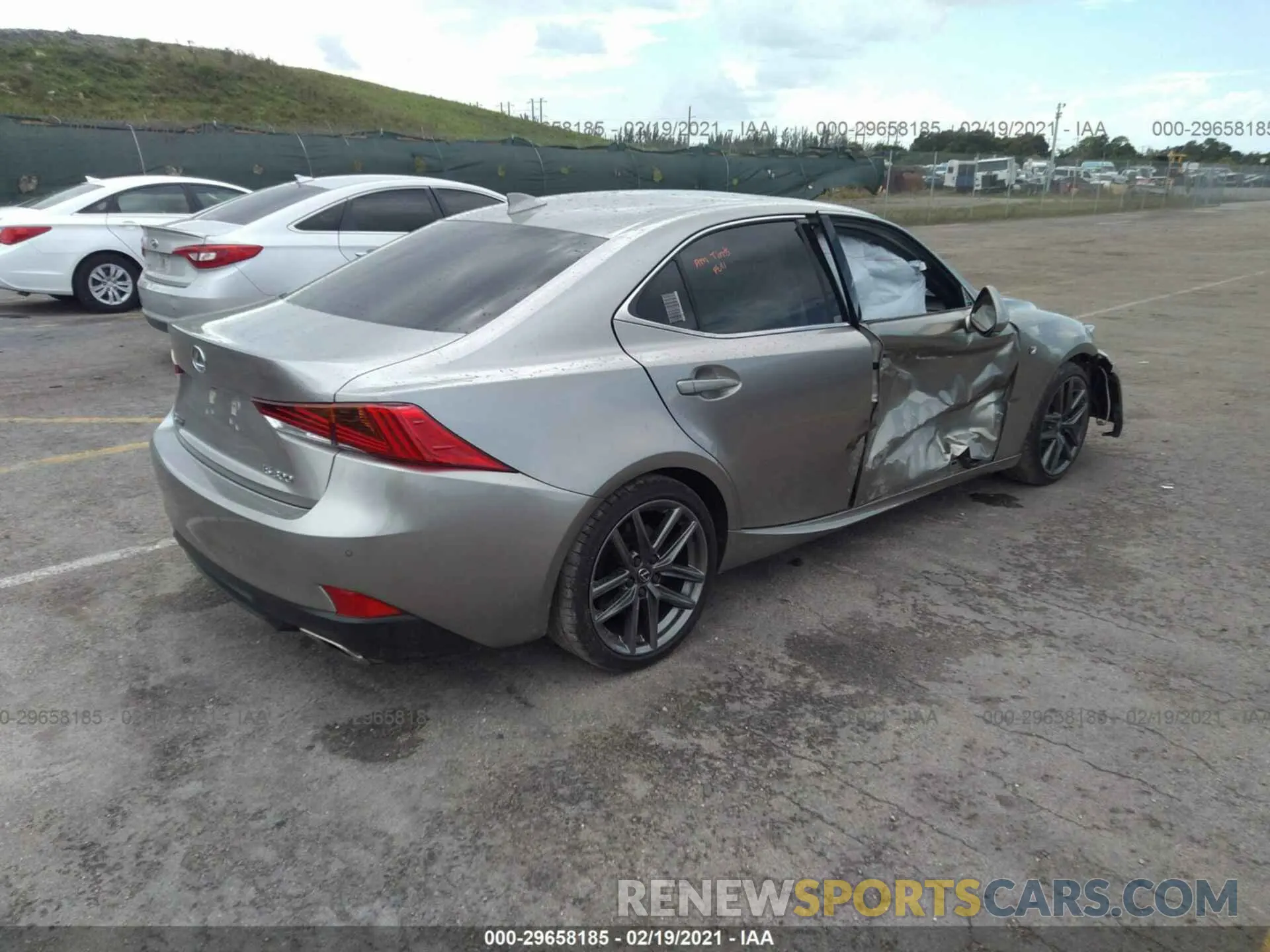 4 Photograph of a damaged car JTHBA1D21K5085801 LEXUS IS 2019