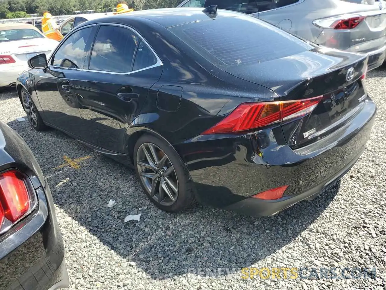 2 Photograph of a damaged car JTHBA1D22K5095561 LEXUS IS 2019