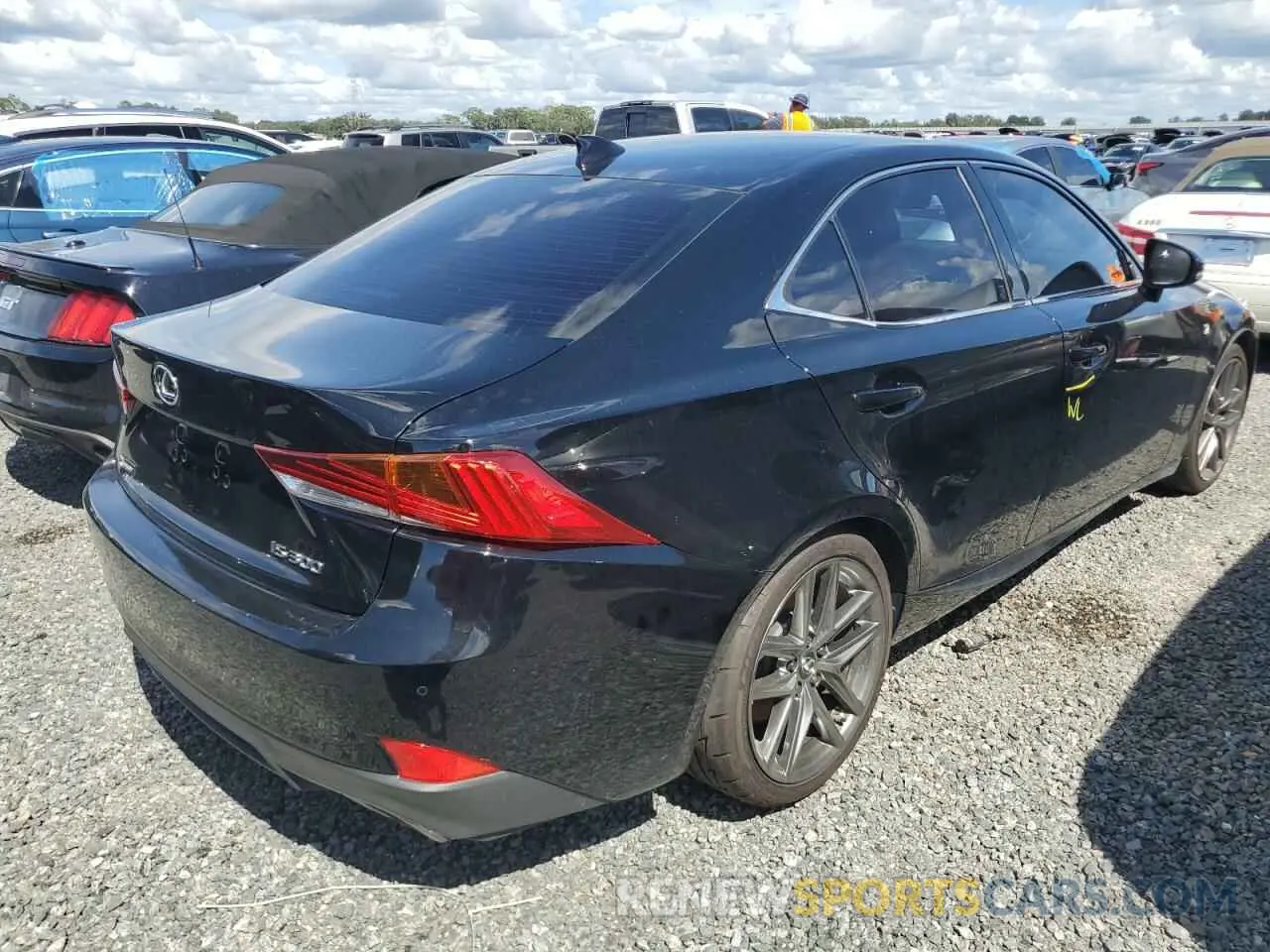 3 Photograph of a damaged car JTHBA1D22K5095561 LEXUS IS 2019