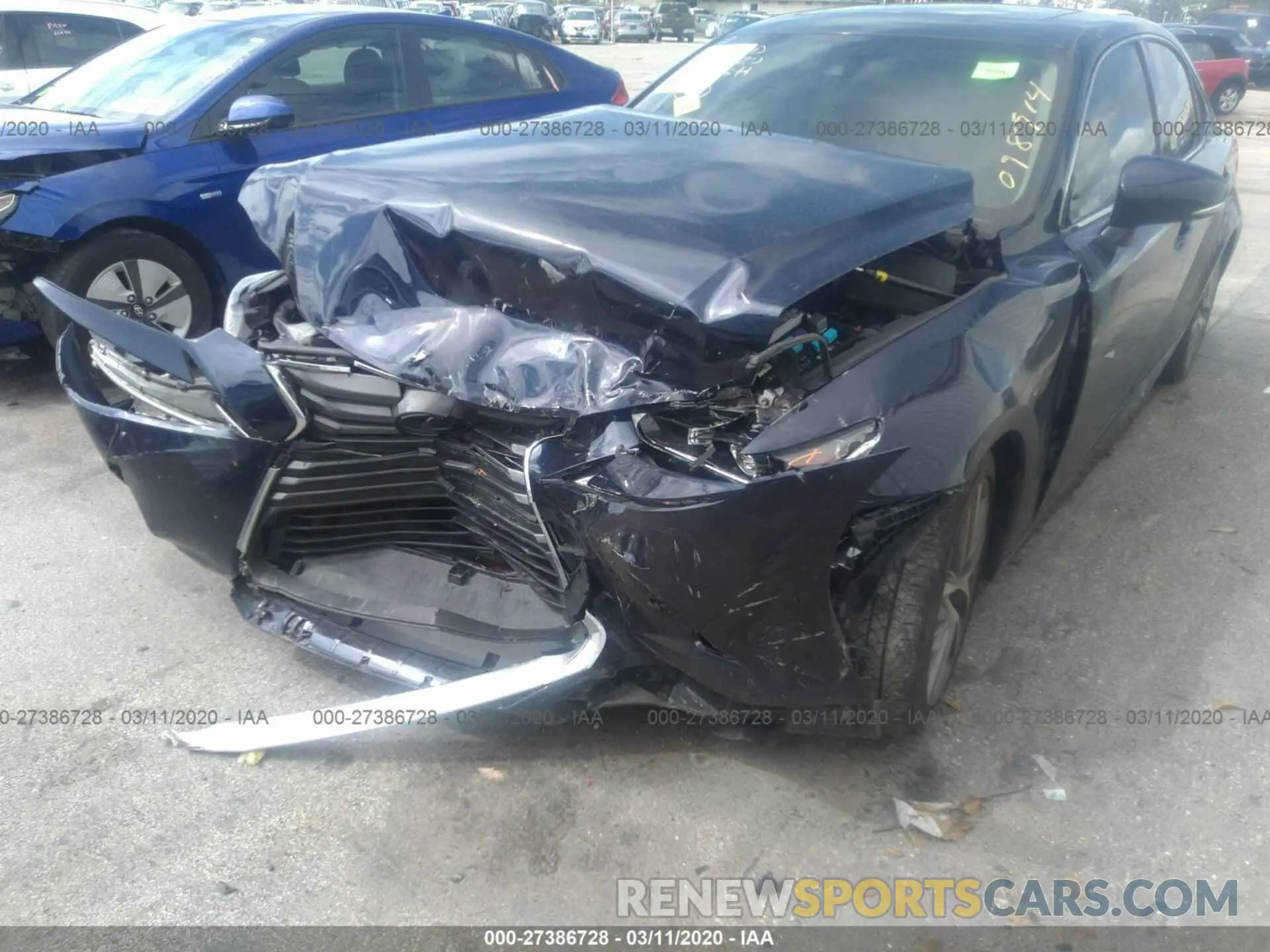 6 Photograph of a damaged car JTHBA1D22K5098914 LEXUS IS 2019