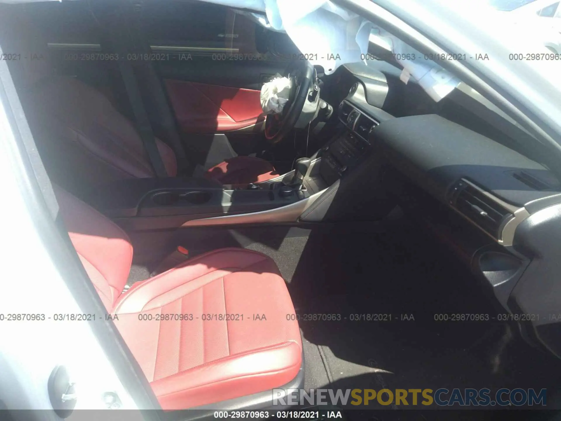 5 Photograph of a damaged car JTHBA1D22K5099464 LEXUS IS 2019