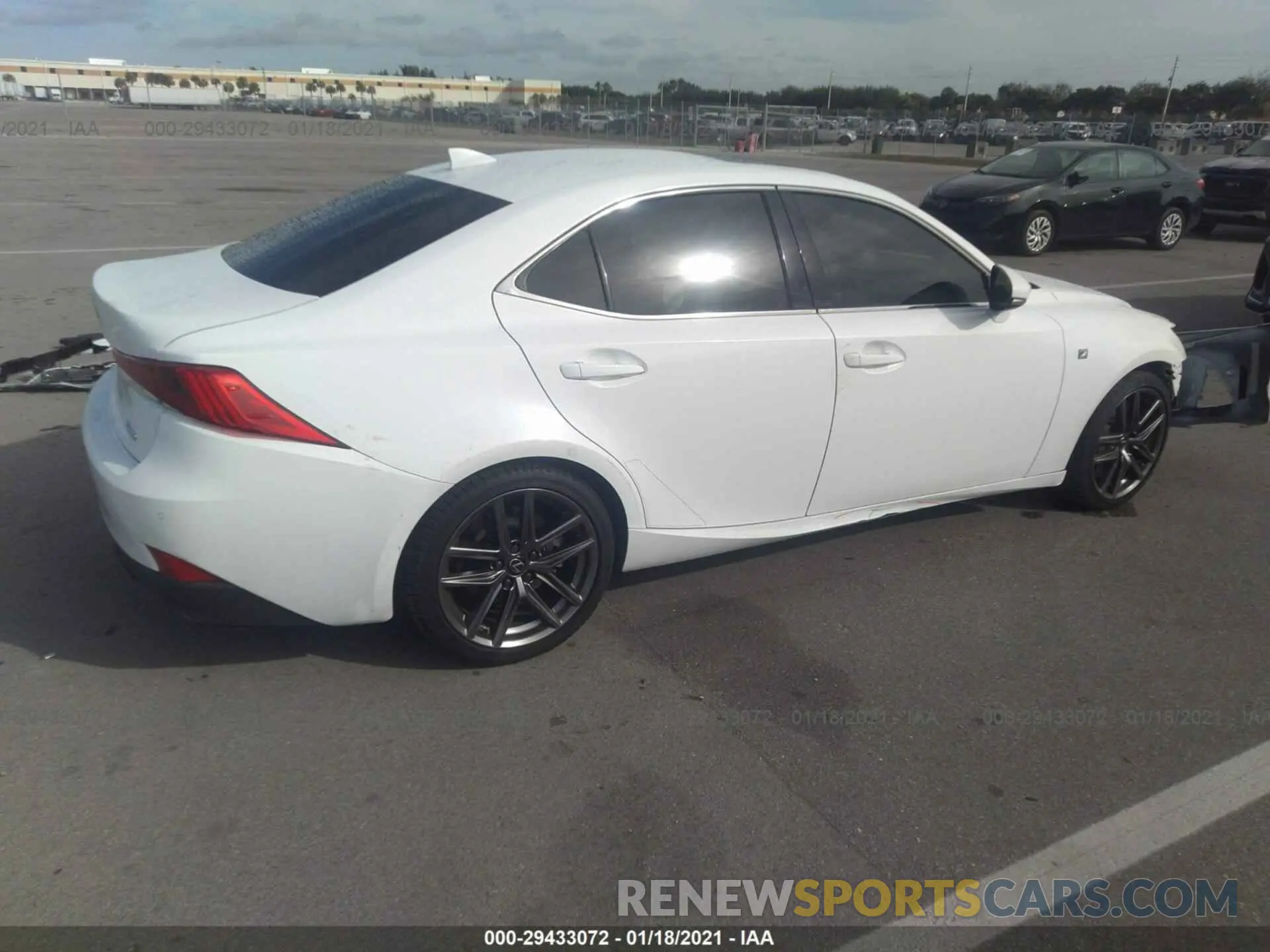 4 Photograph of a damaged car JTHBA1D23K5085847 LEXUS IS 2019