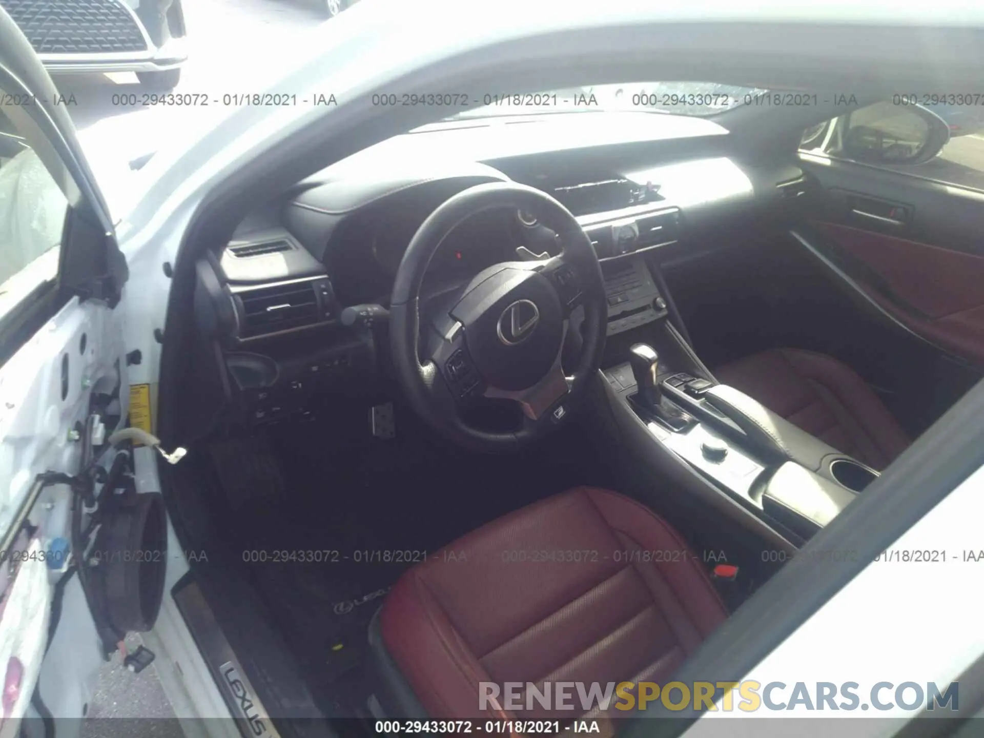 5 Photograph of a damaged car JTHBA1D23K5085847 LEXUS IS 2019