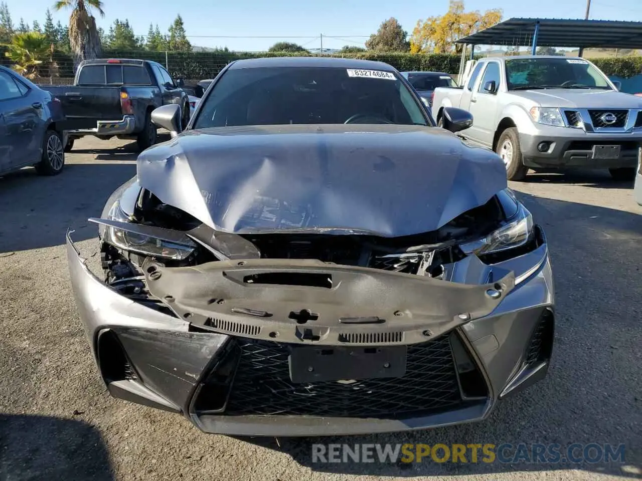 5 Фотография поврежденного автомобиля JTHBA1D23K5085878 LEXUS IS 2019