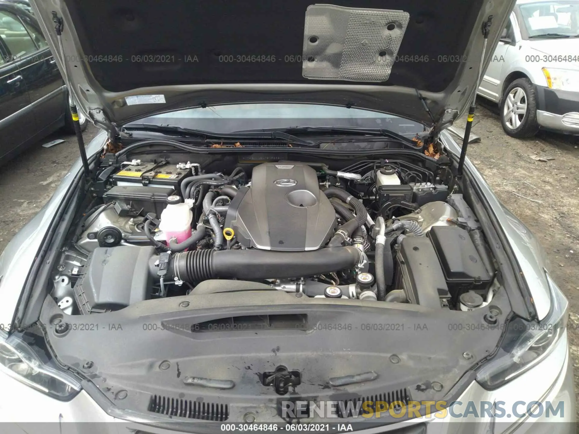 10 Фотография поврежденного автомобиля JTHBA1D24K5098820 LEXUS IS 2019