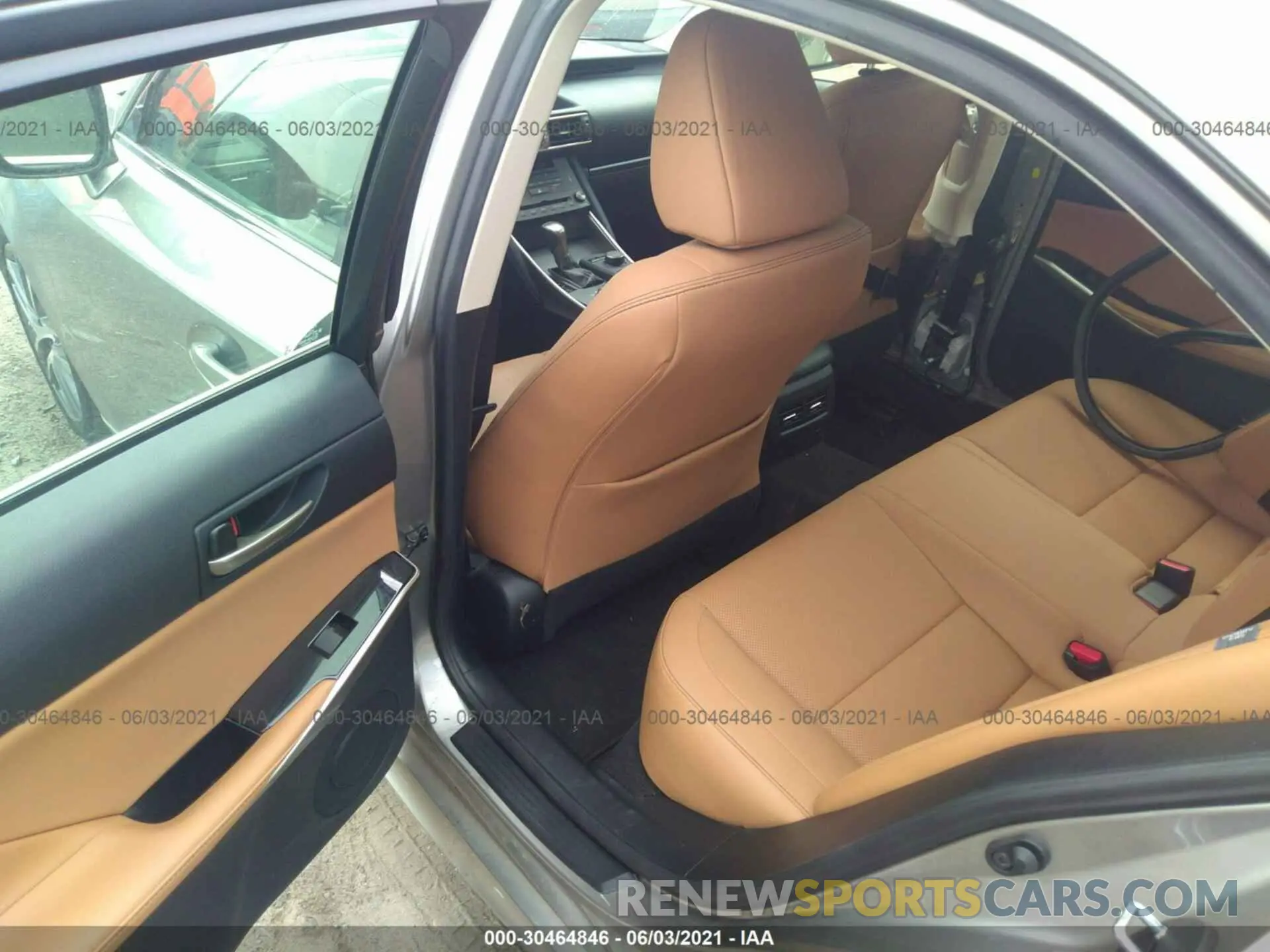 8 Фотография поврежденного автомобиля JTHBA1D24K5098820 LEXUS IS 2019