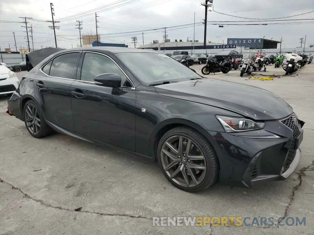 4 Фотография поврежденного автомобиля JTHBA1D25K5087678 LEXUS IS 2019
