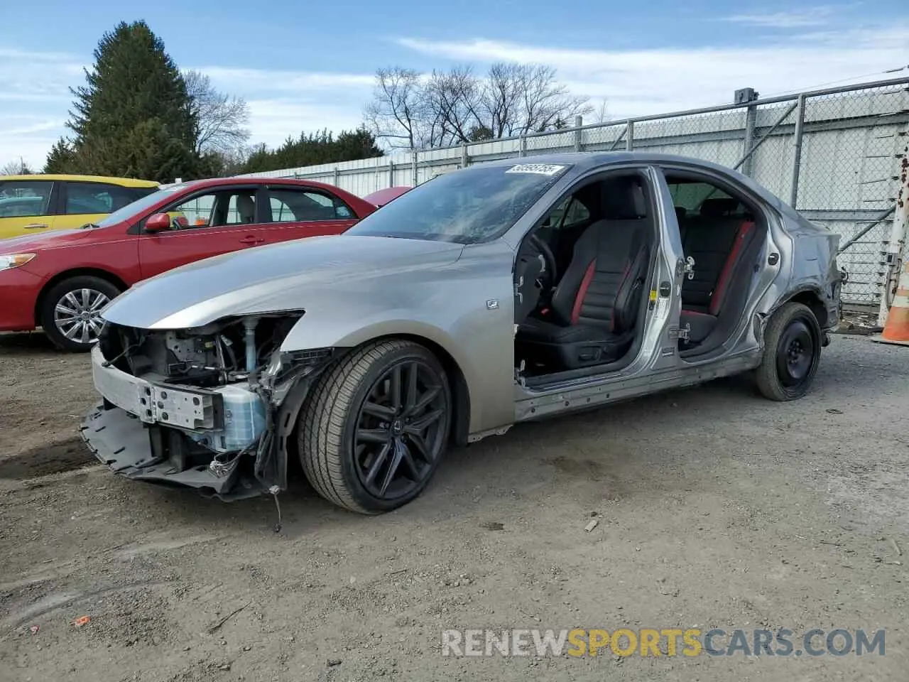 1 Фотография поврежденного автомобиля JTHBA1D25K5095103 LEXUS IS 2019