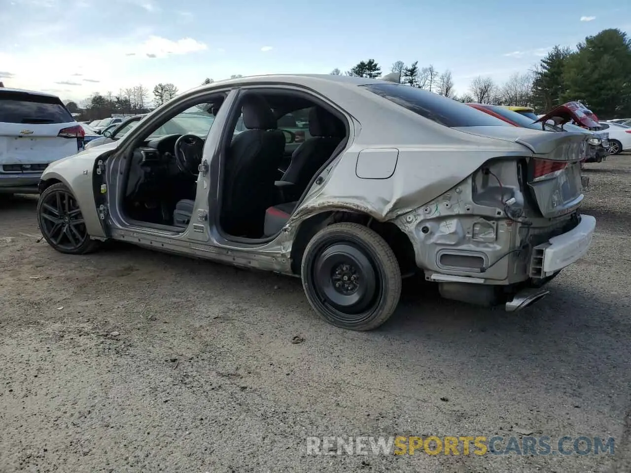 2 Фотография поврежденного автомобиля JTHBA1D25K5095103 LEXUS IS 2019