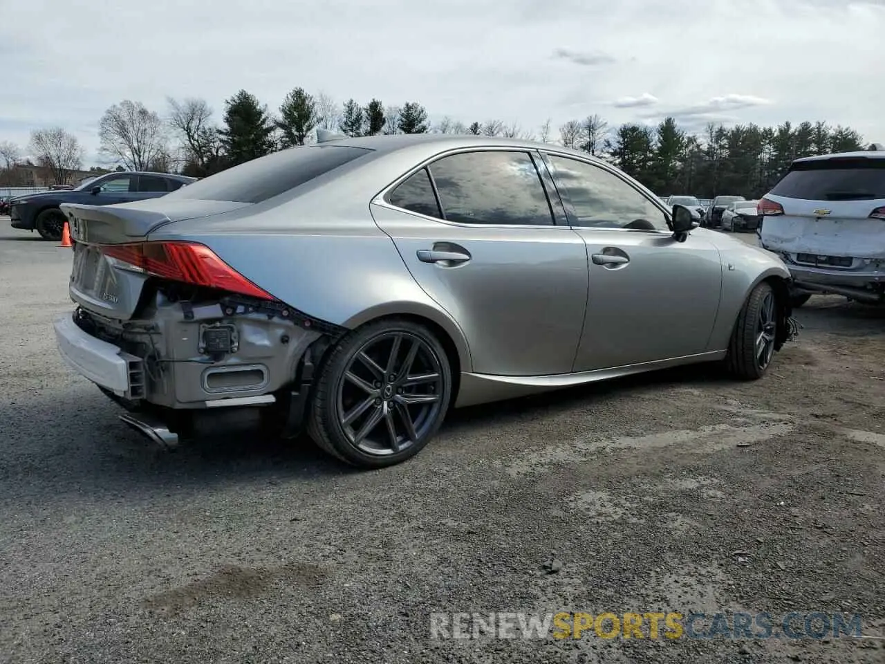 3 Фотография поврежденного автомобиля JTHBA1D25K5095103 LEXUS IS 2019