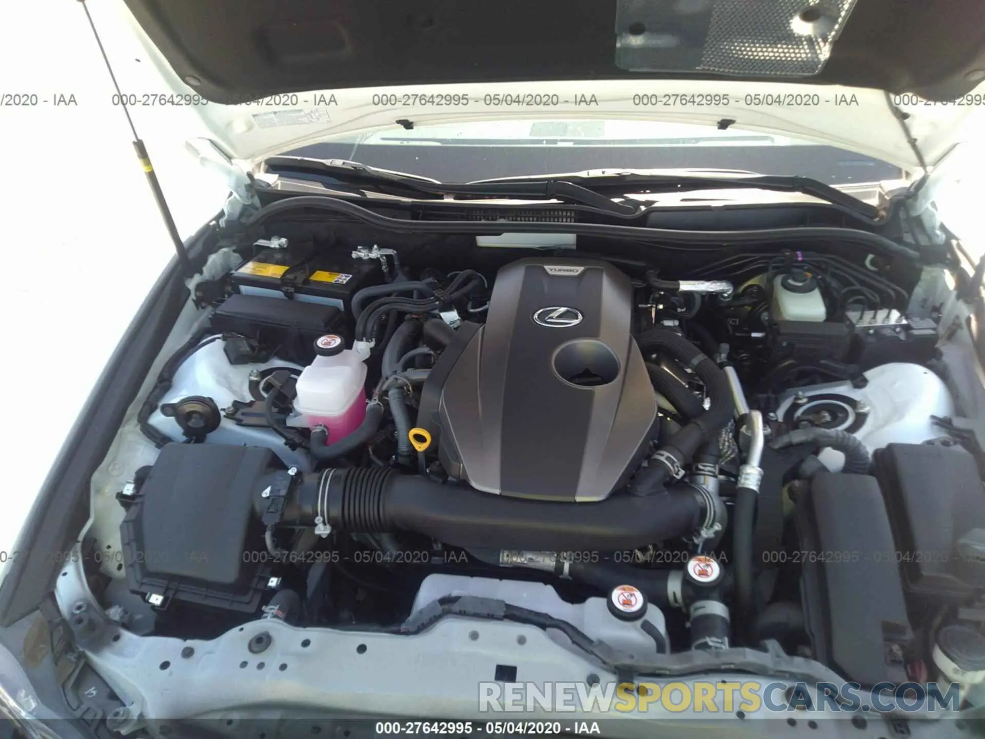 10 Photograph of a damaged car JTHBA1D25K5096008 LEXUS IS 2019