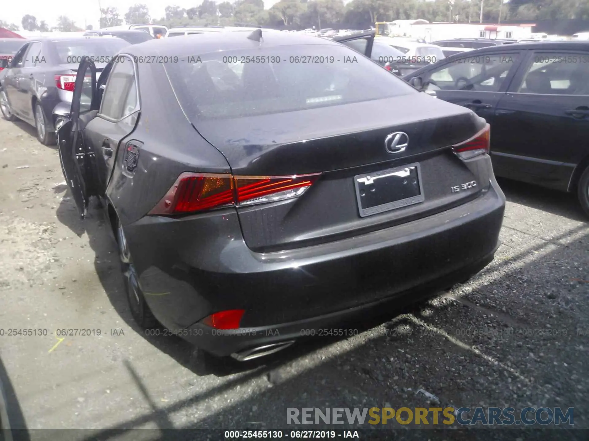 3 Photograph of a damaged car JTHBA1D25K5096560 LEXUS IS 2019