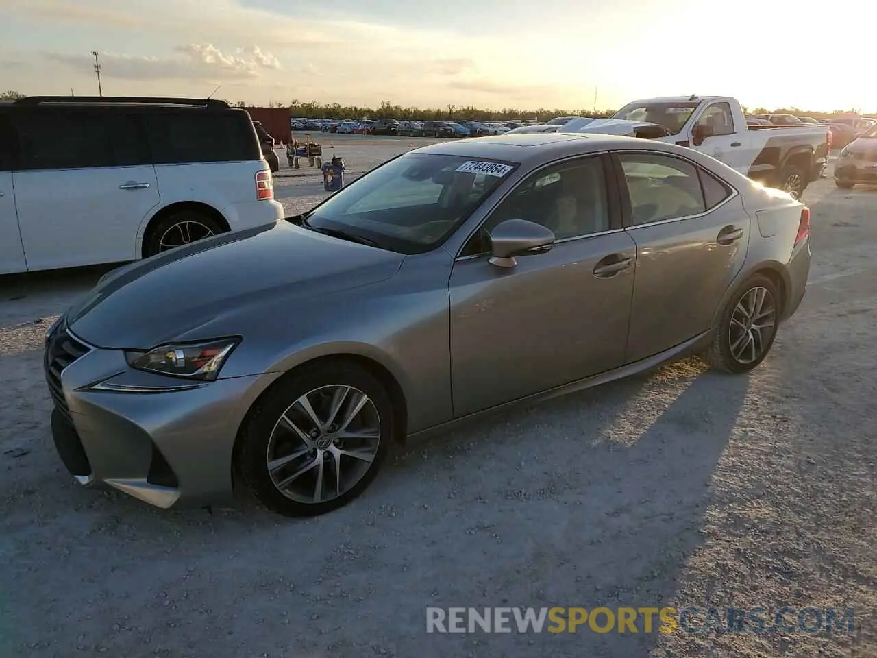 1 Photograph of a damaged car JTHBA1D26K5084997 LEXUS IS 2019