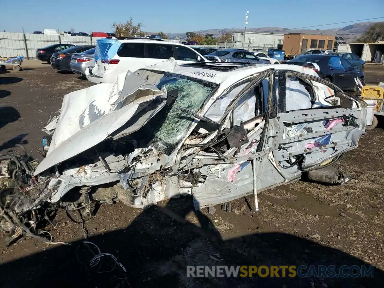 1 Photograph of a damaged car JTHBA1D26K5089889 LEXUS IS 2019