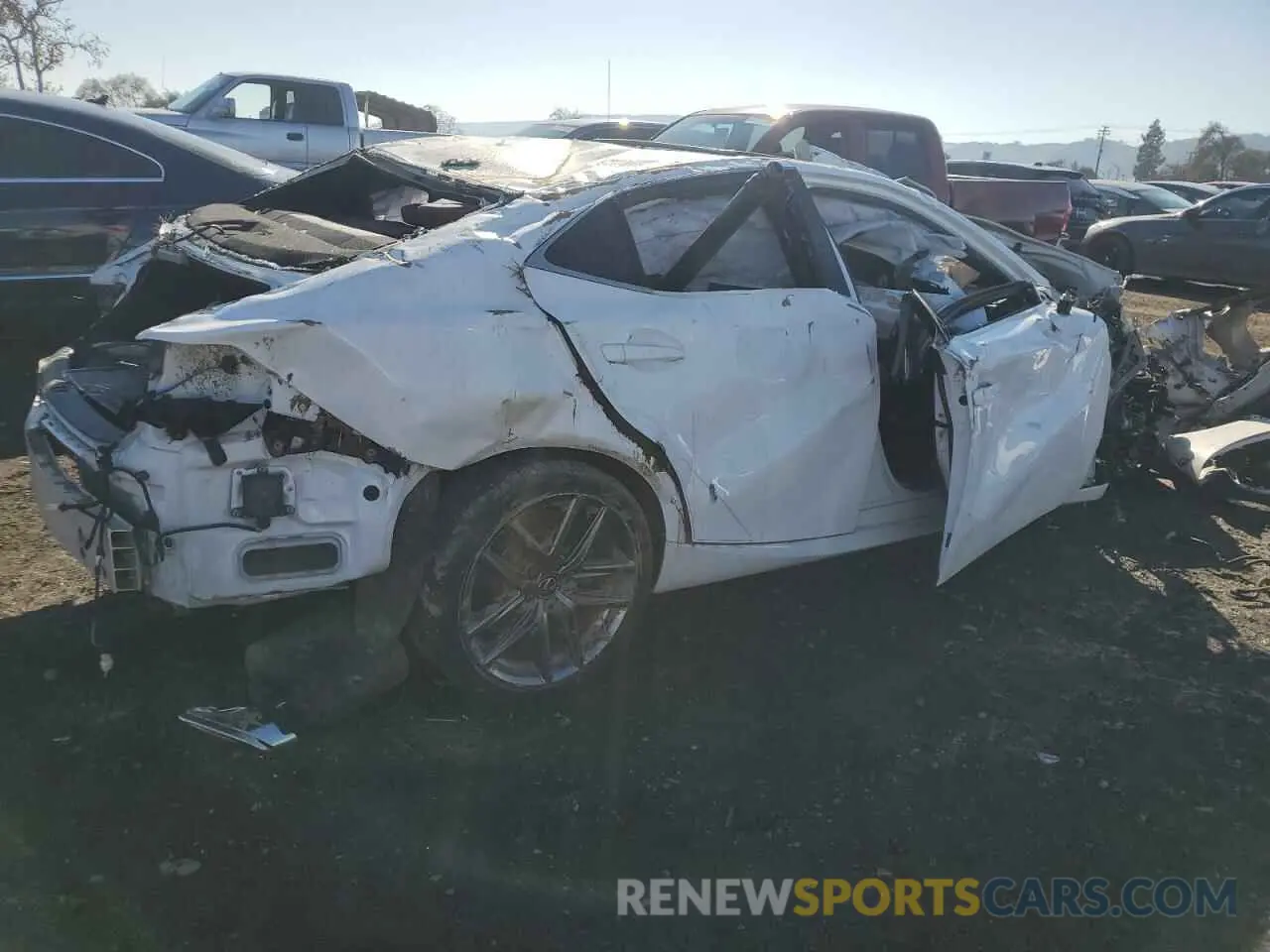 3 Photograph of a damaged car JTHBA1D26K5089889 LEXUS IS 2019
