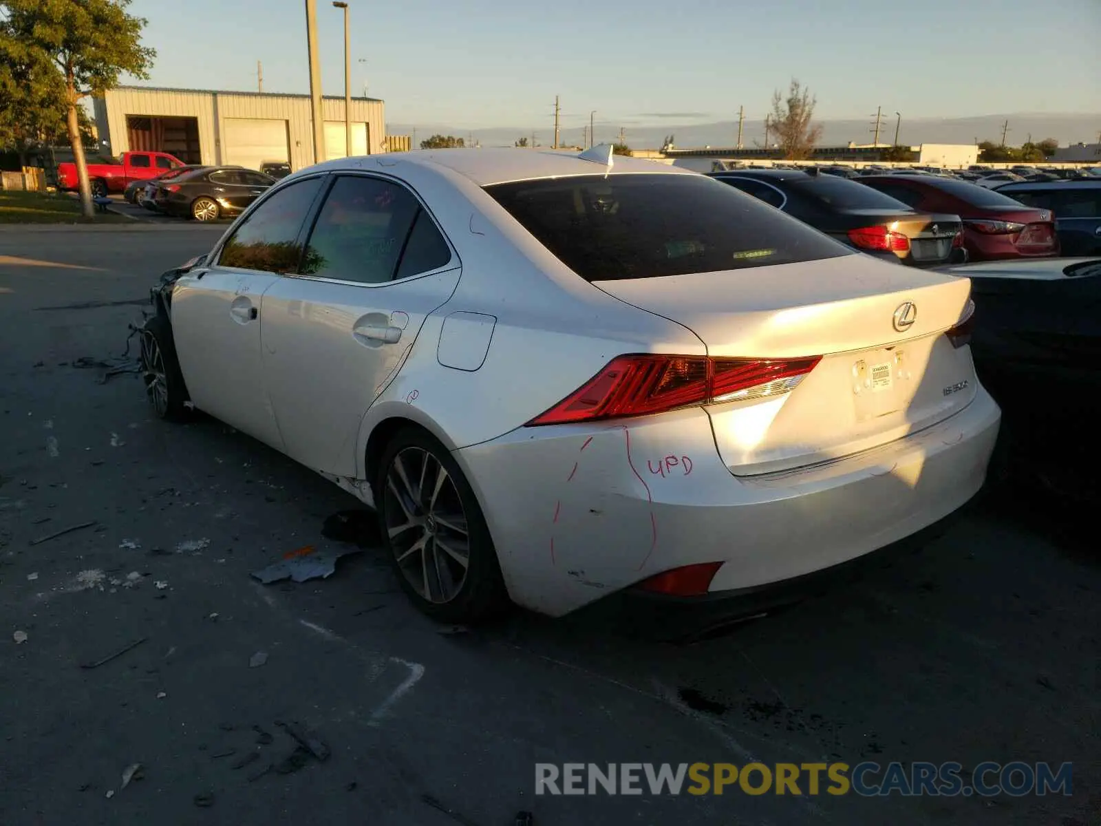 3 Photograph of a damaged car JTHBA1D26K5093201 LEXUS IS 2019