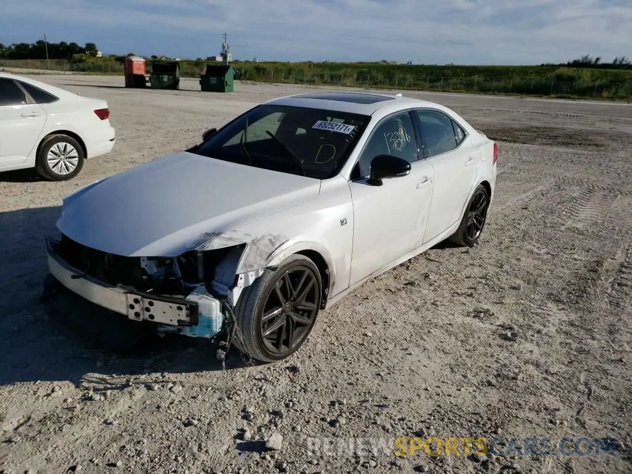 2 Фотография поврежденного автомобиля JTHBA1D26K5100454 LEXUS IS 2019
