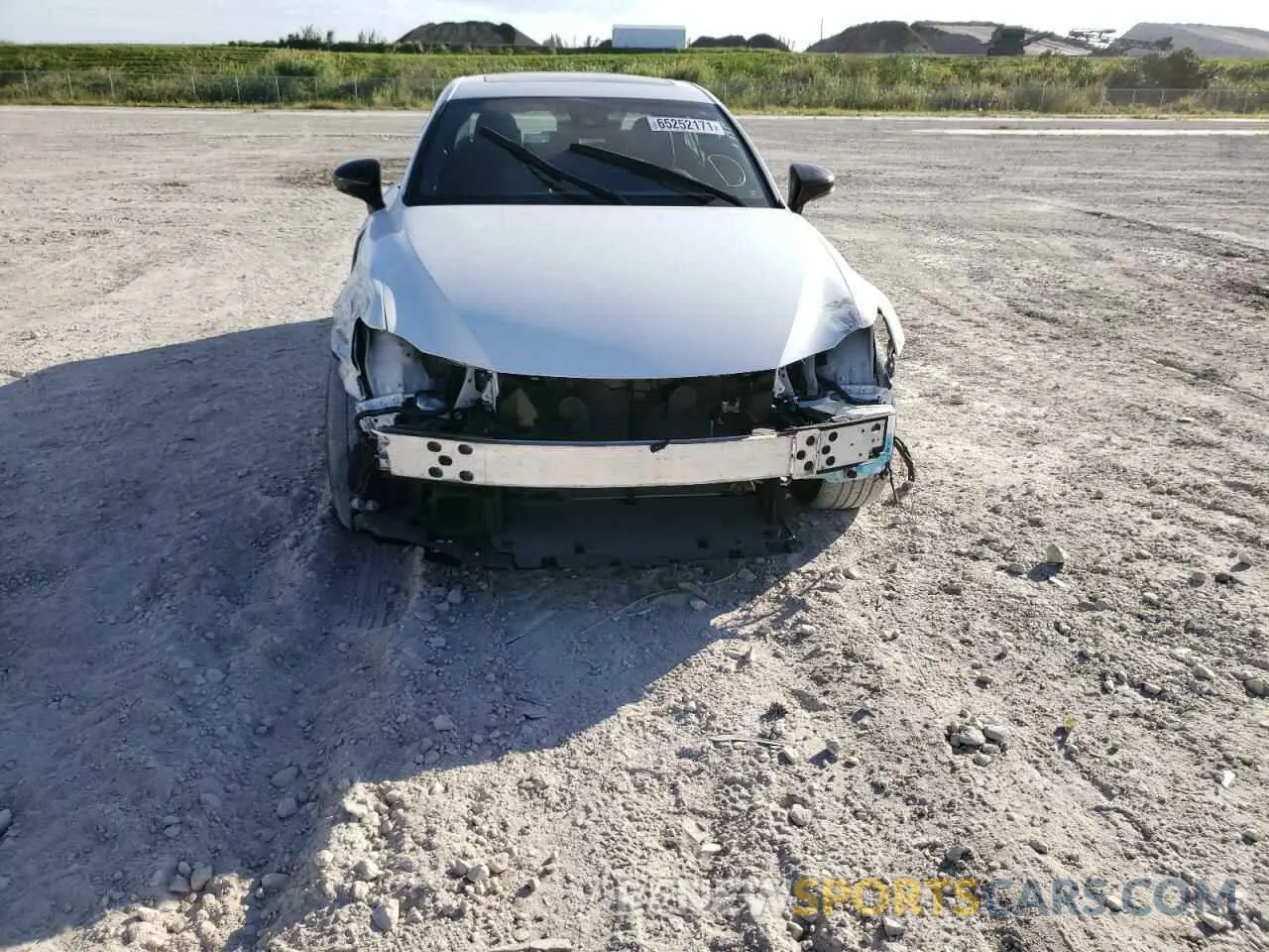 9 Фотография поврежденного автомобиля JTHBA1D26K5100454 LEXUS IS 2019