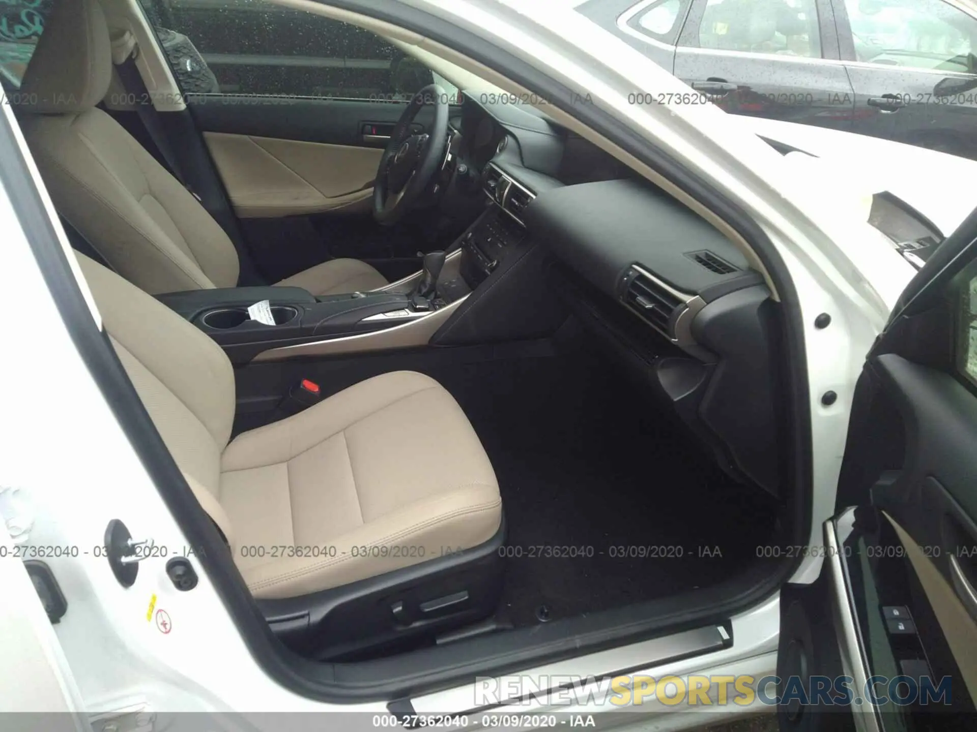 5 Photograph of a damaged car JTHBA1D27K5085382 LEXUS IS 2019