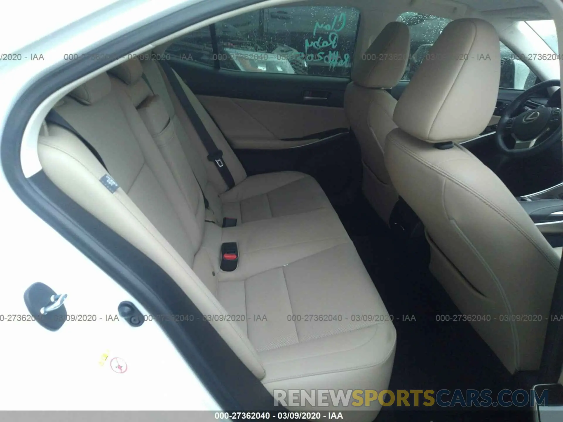 8 Photograph of a damaged car JTHBA1D27K5085382 LEXUS IS 2019