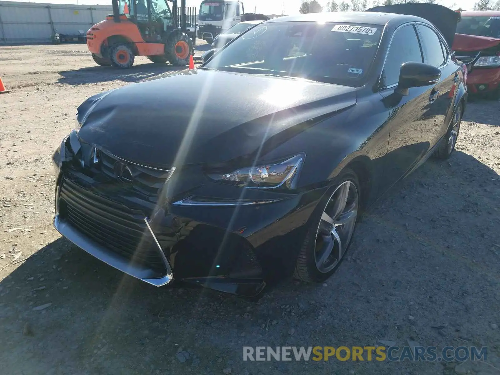 2 Photograph of a damaged car JTHBA1D27K5087164 LEXUS IS 2019