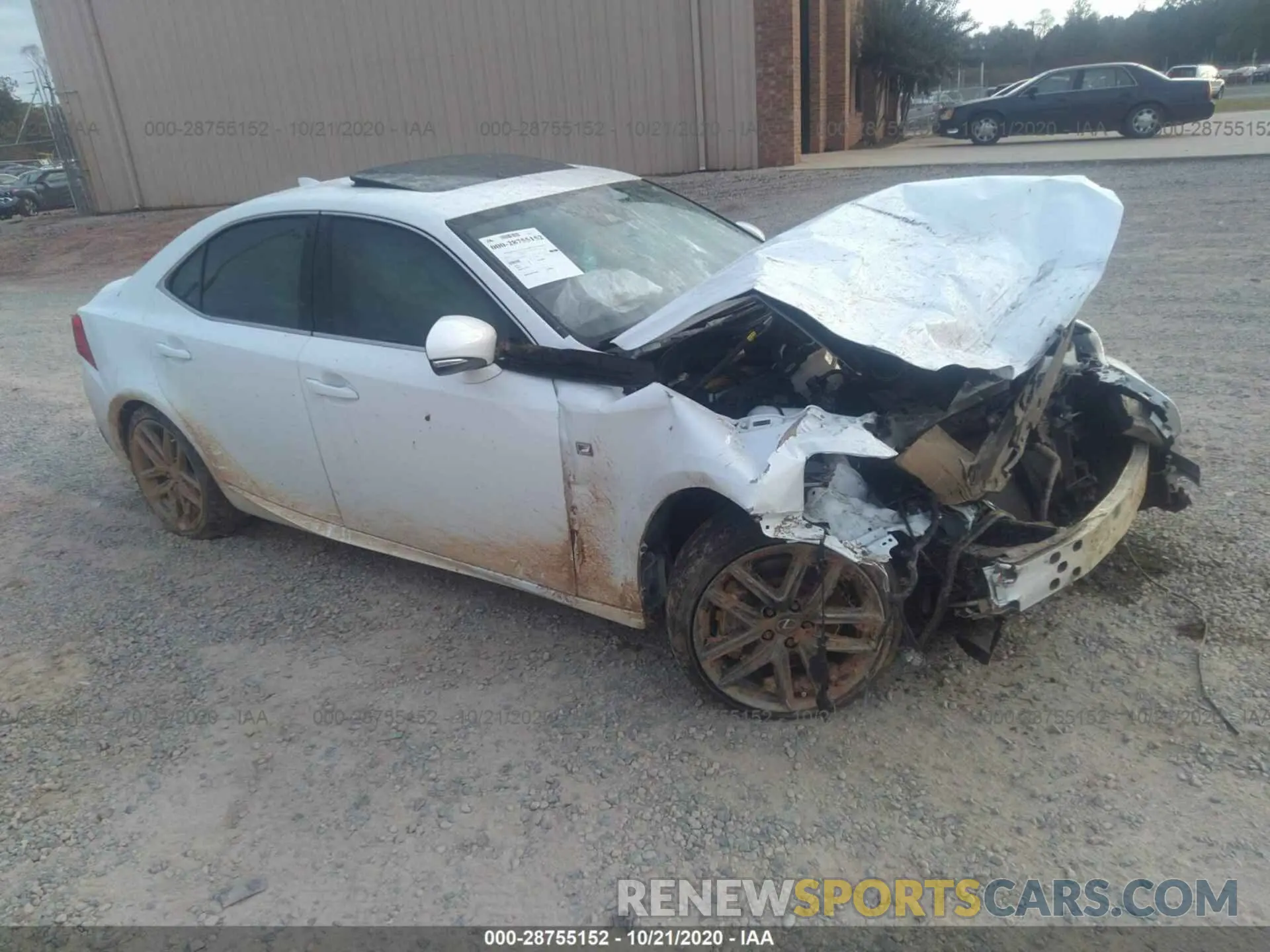 1 Photograph of a damaged car JTHBA1D28K5100827 LEXUS IS 2019