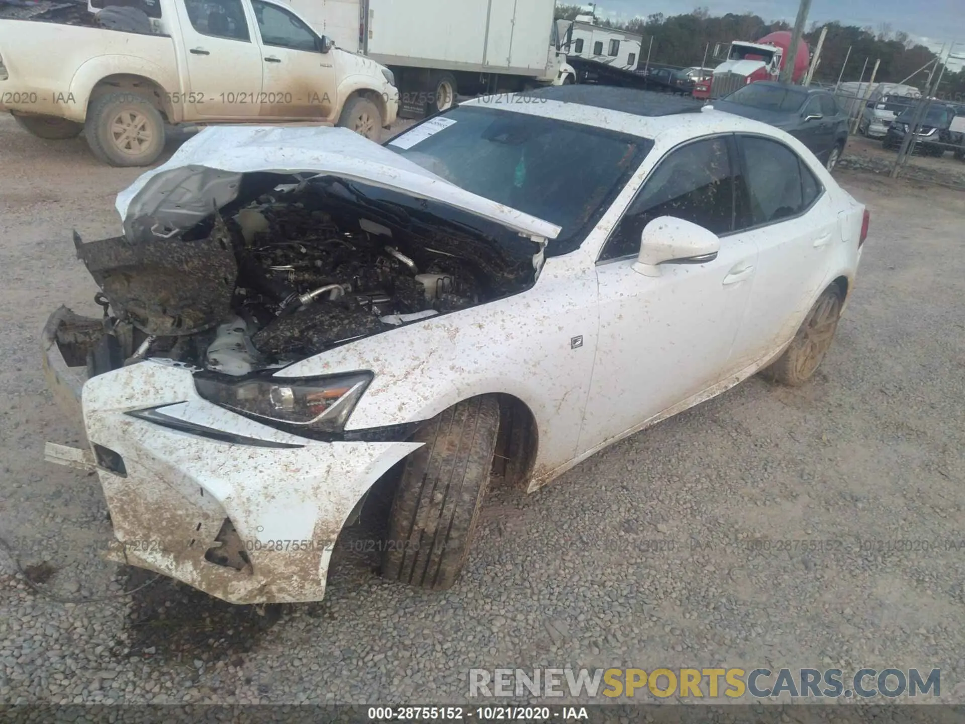 2 Photograph of a damaged car JTHBA1D28K5100827 LEXUS IS 2019