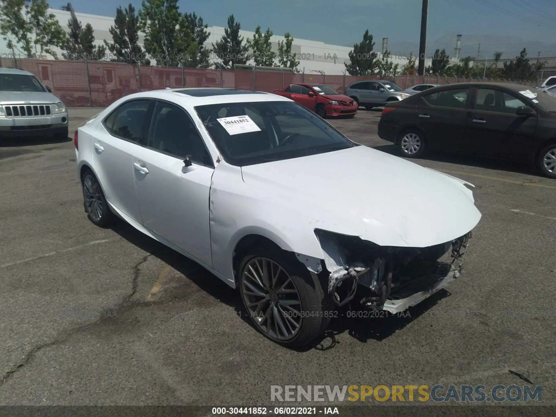 1 Photograph of a damaged car JTHBA1D29K5085867 LEXUS IS 2019