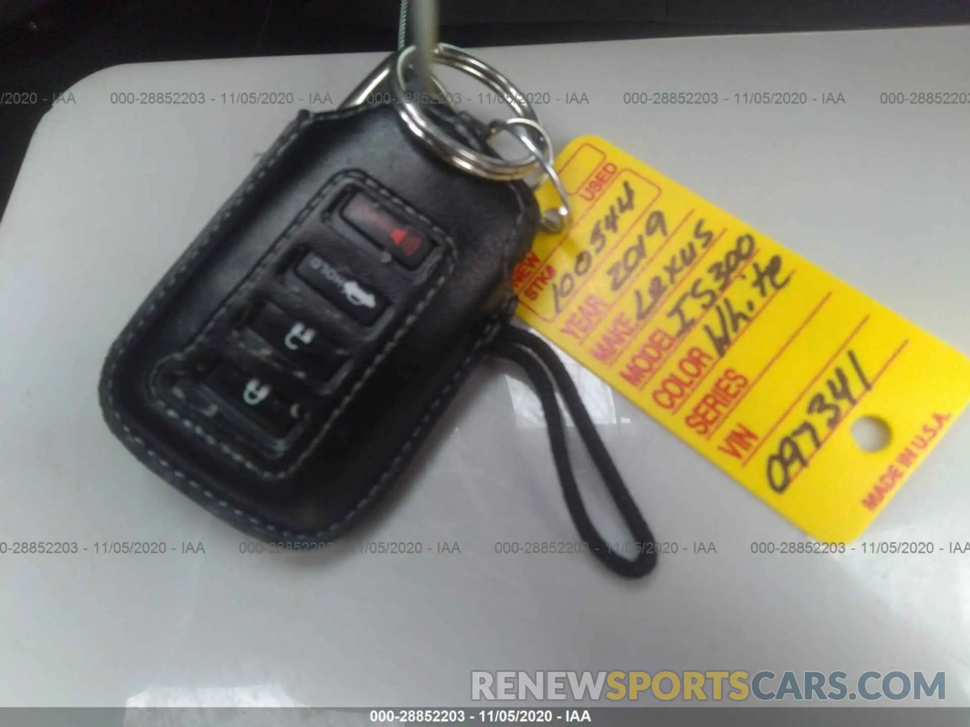 11 Photograph of a damaged car JTHBA1D29K5097341 LEXUS IS 2019