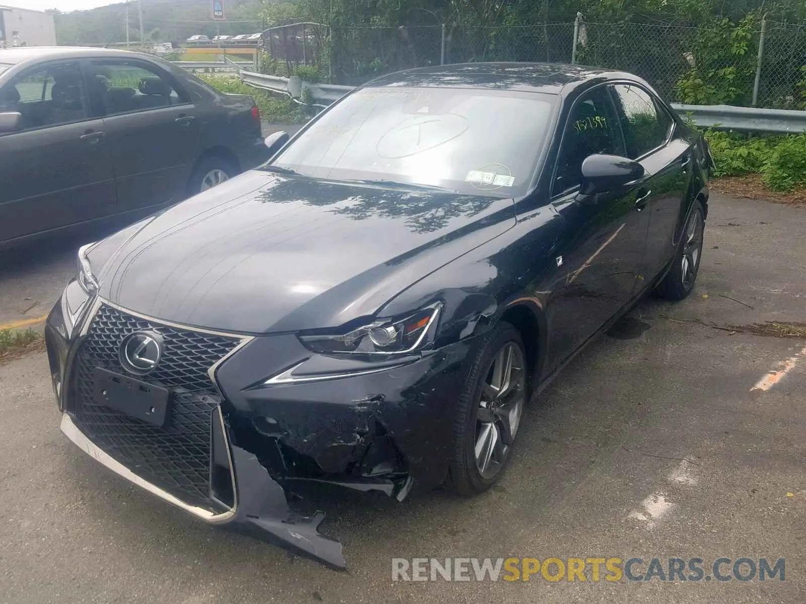 2 Photograph of a damaged car JTHC81D20K5037433 LEXUS IS 2019