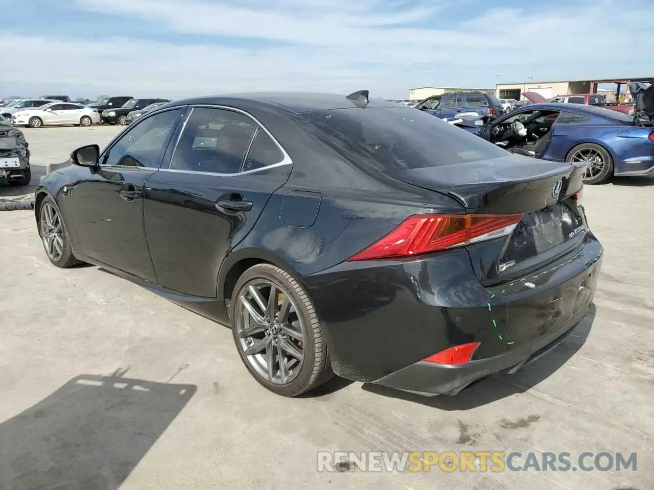 2 Photograph of a damaged car JTHC81D27K5035971 LEXUS IS 2019