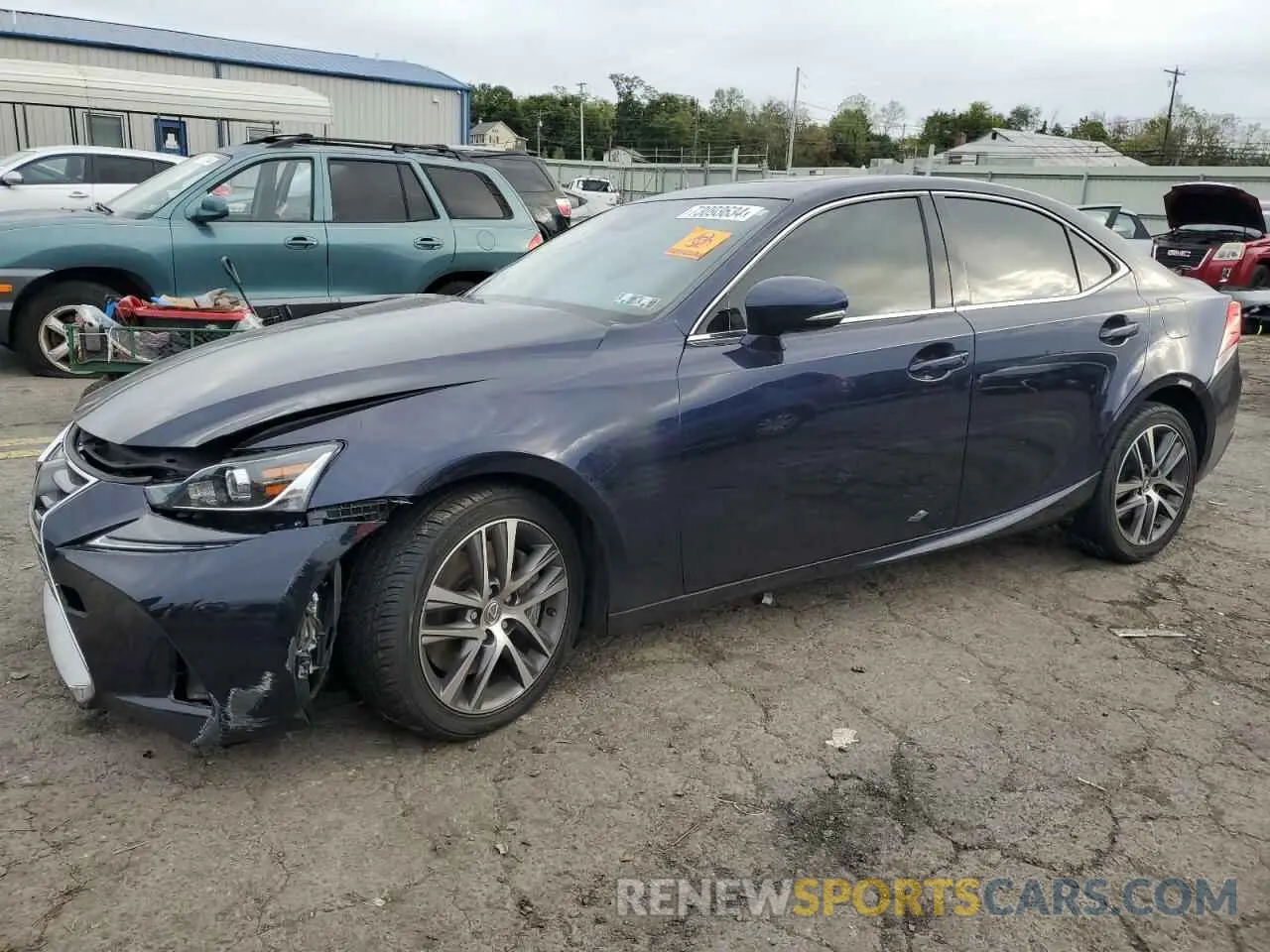 1 Фотография поврежденного автомобиля JTHC81D28K5034067 LEXUS IS 2019