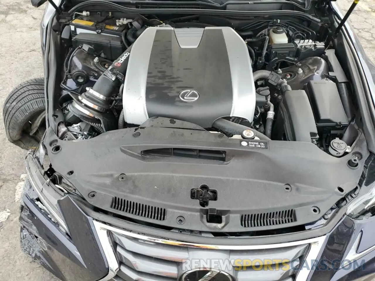 11 Фотография поврежденного автомобиля JTHC81D28K5034067 LEXUS IS 2019