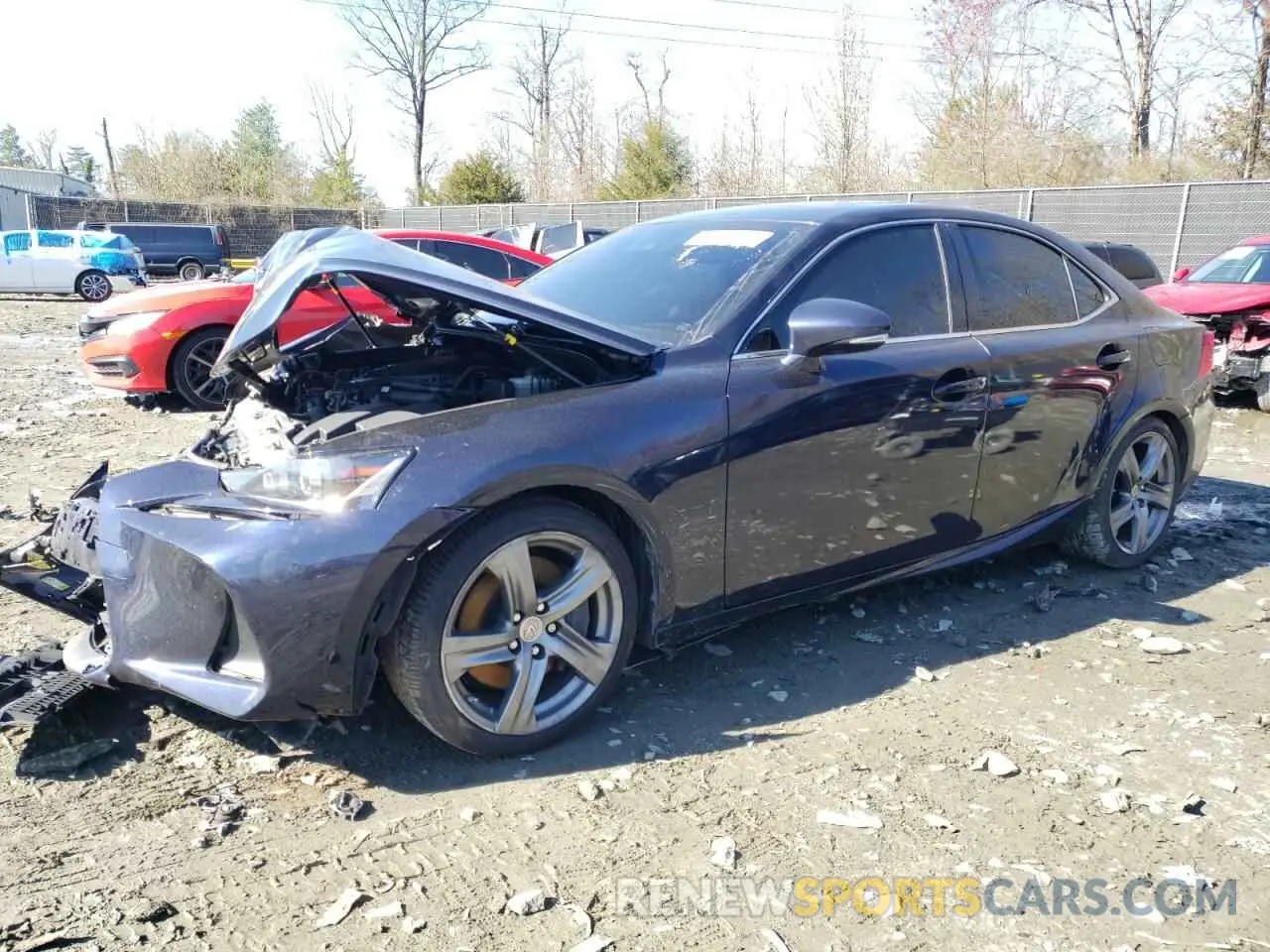1 Photograph of a damaged car JTHC81D28K5039141 LEXUS IS 2019