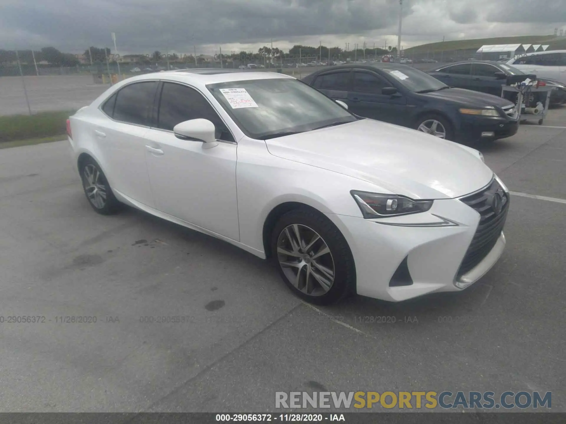 1 Photograph of a damaged car JTHAA1D20L5104769 LEXUS IS 2020