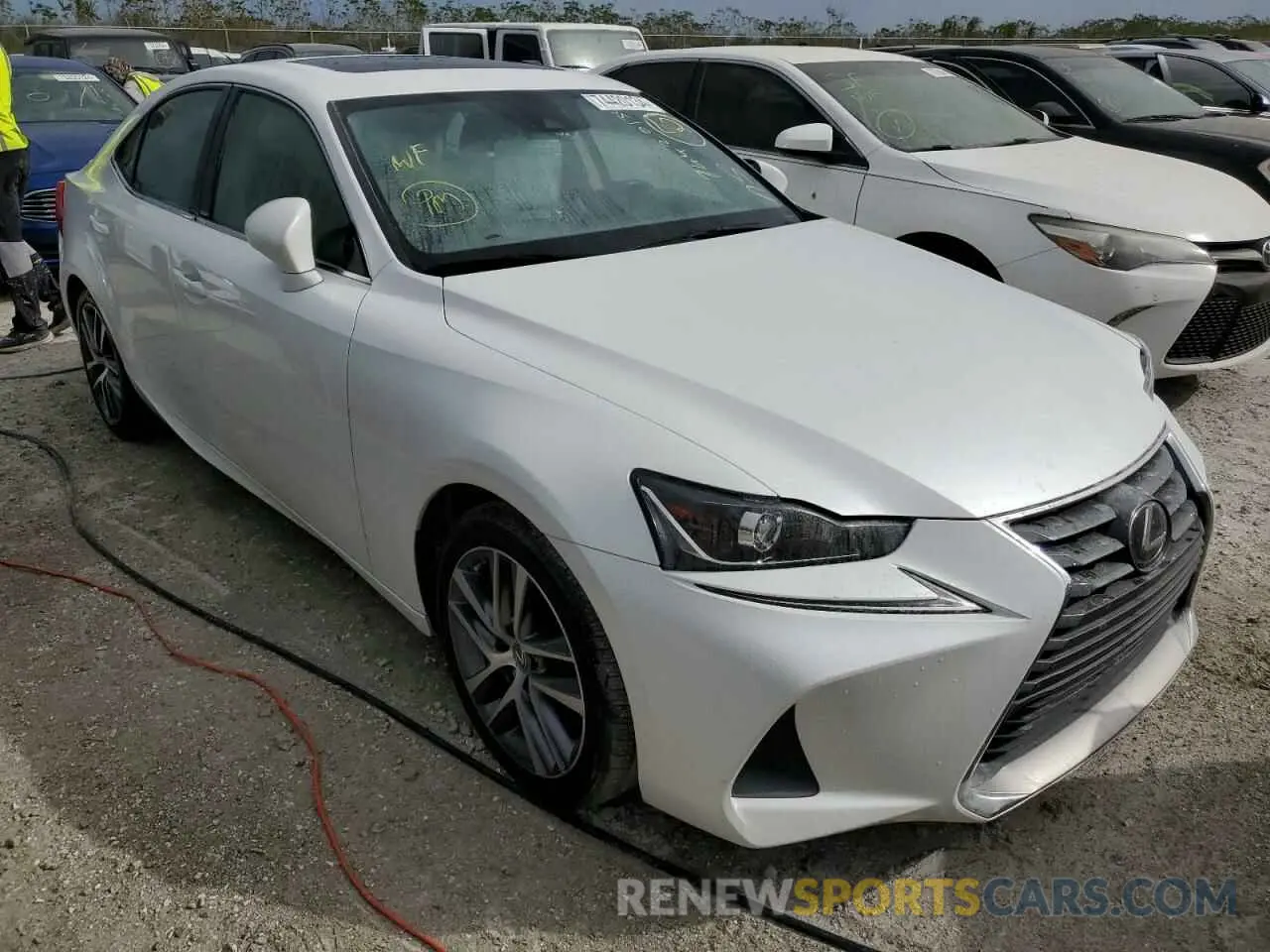 4 Photograph of a damaged car JTHAA1D22L5102330 LEXUS IS 2020