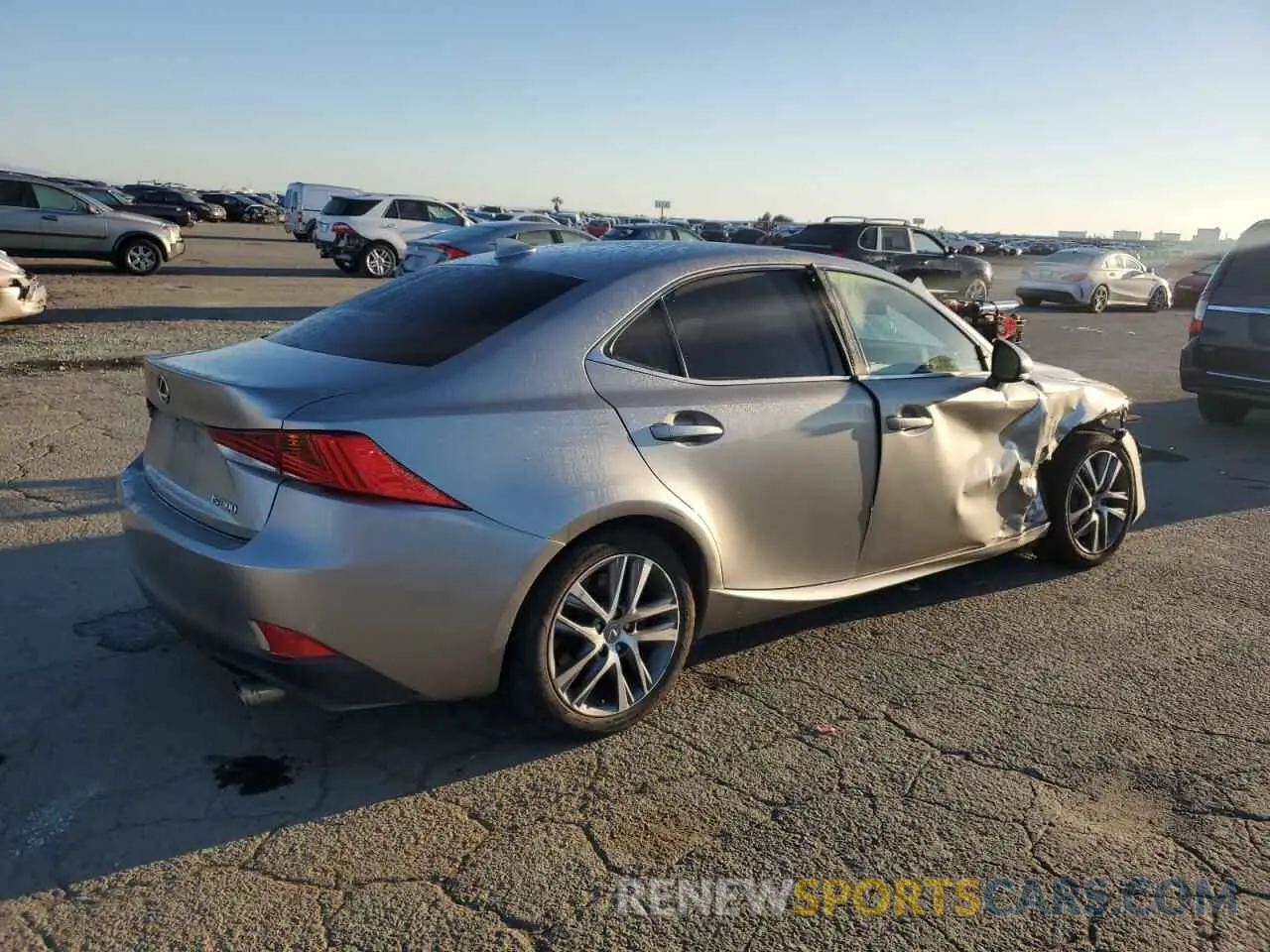 3 Photograph of a damaged car JTHAA1D23L5108833 LEXUS IS 2020