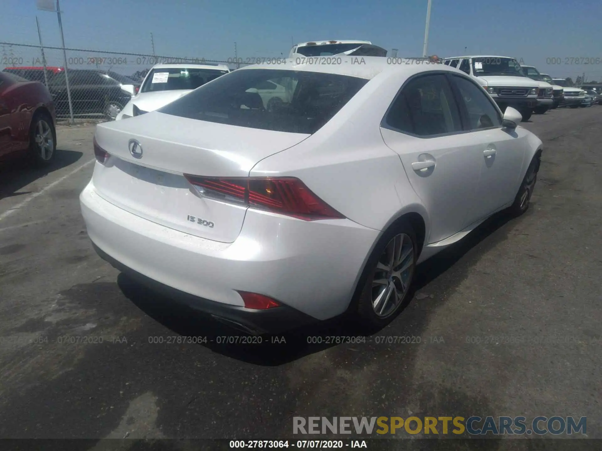 4 Photograph of a damaged car JTHAA1D24L5103480 LEXUS IS 2020
