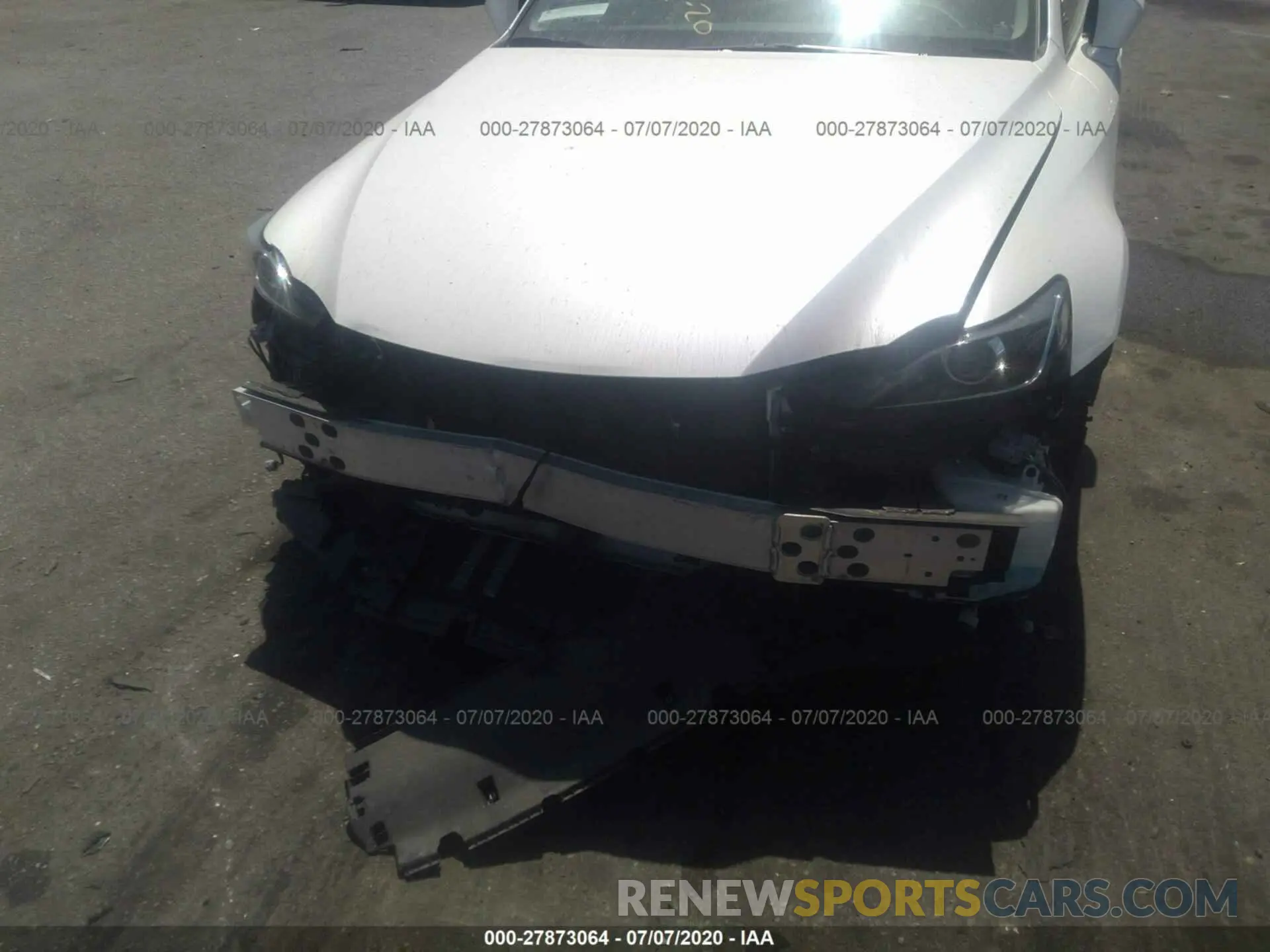 6 Photograph of a damaged car JTHAA1D24L5103480 LEXUS IS 2020