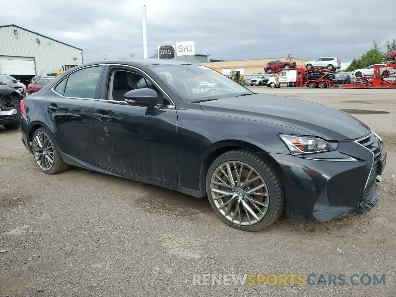 4 Фотография поврежденного автомобиля JTHD81F27L5042230 LEXUS IS 2020