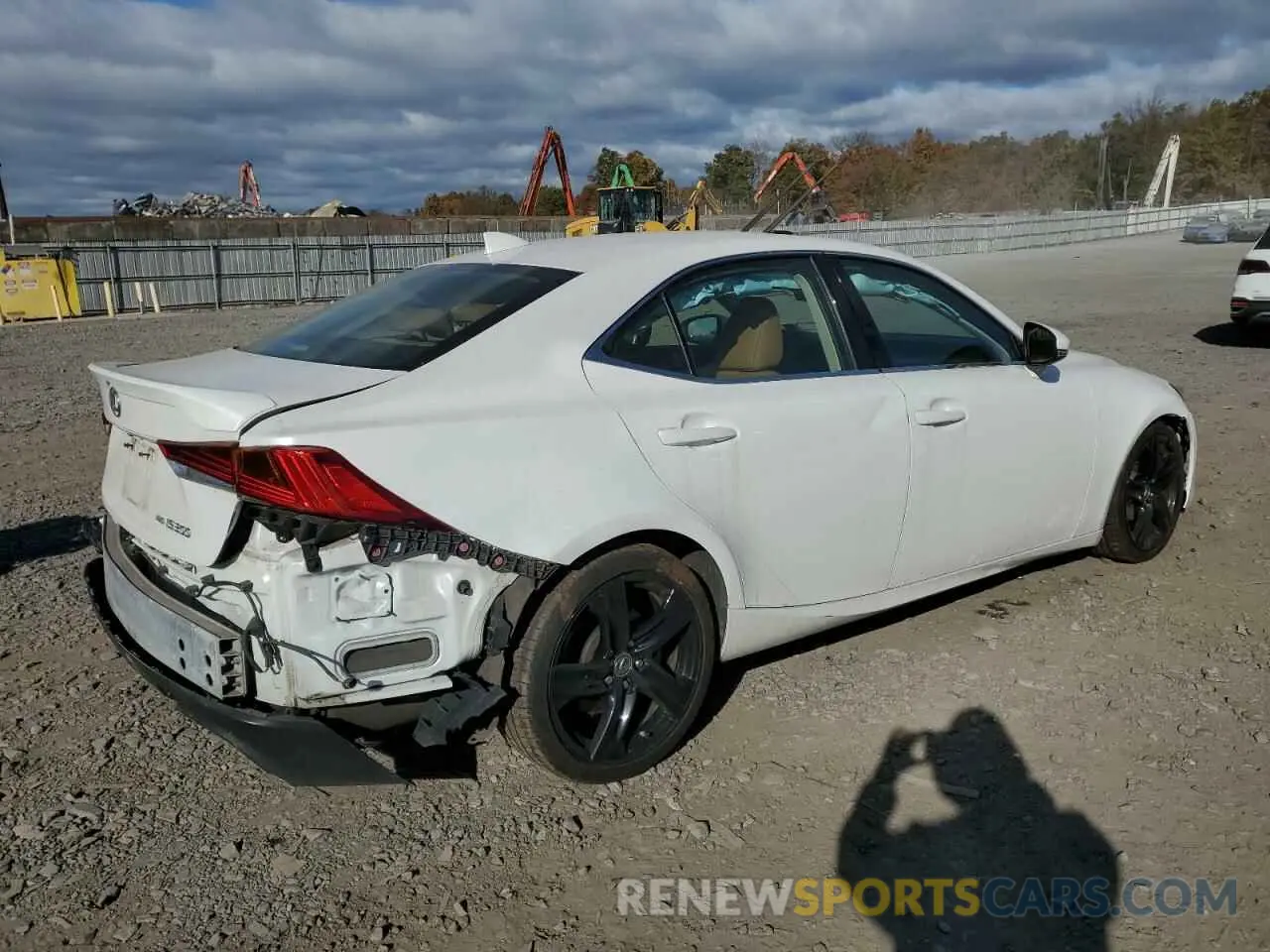3 Photograph of a damaged car JTHD81F28L5043192 LEXUS IS 2020