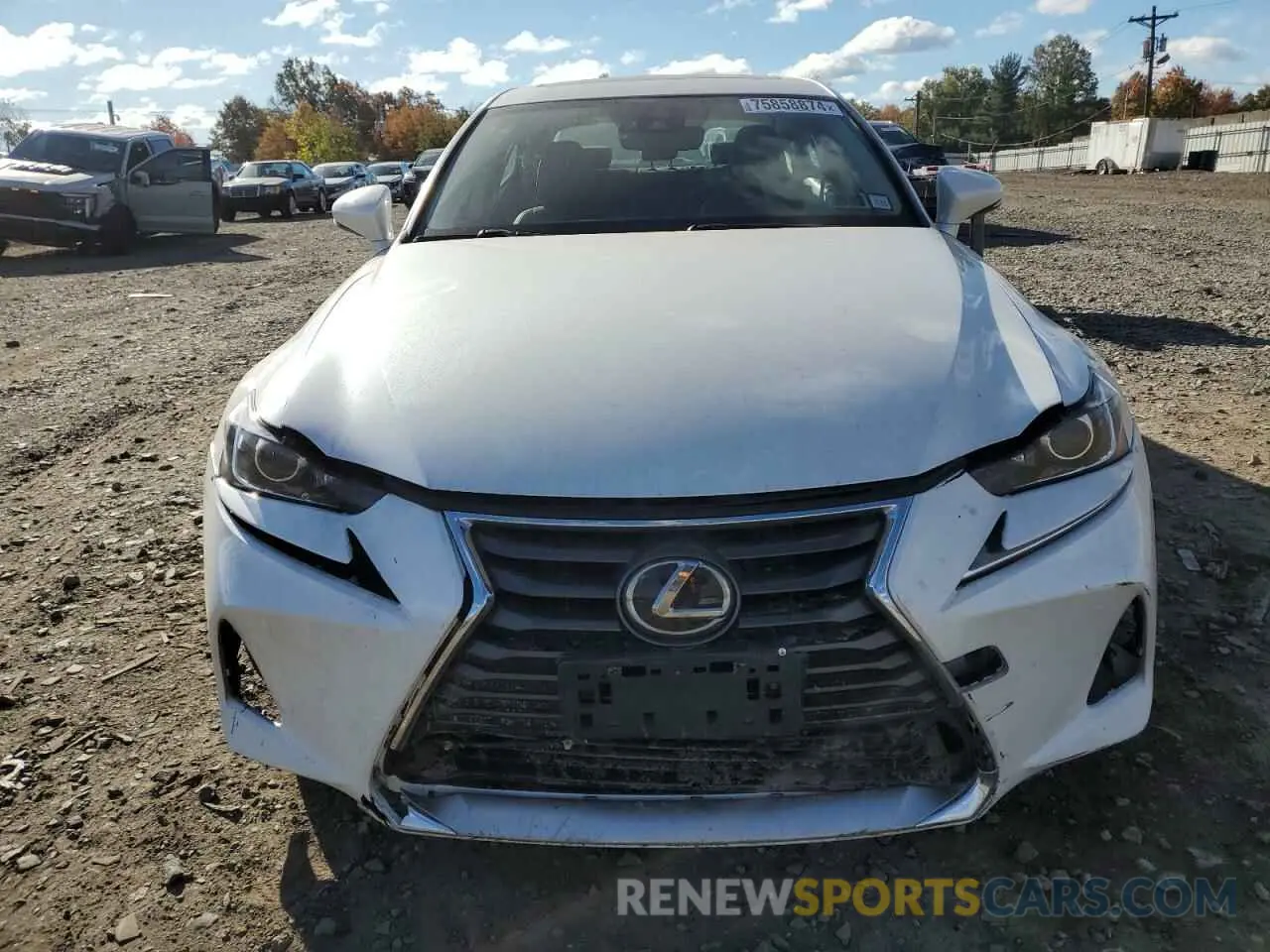 5 Photograph of a damaged car JTHD81F28L5043192 LEXUS IS 2020