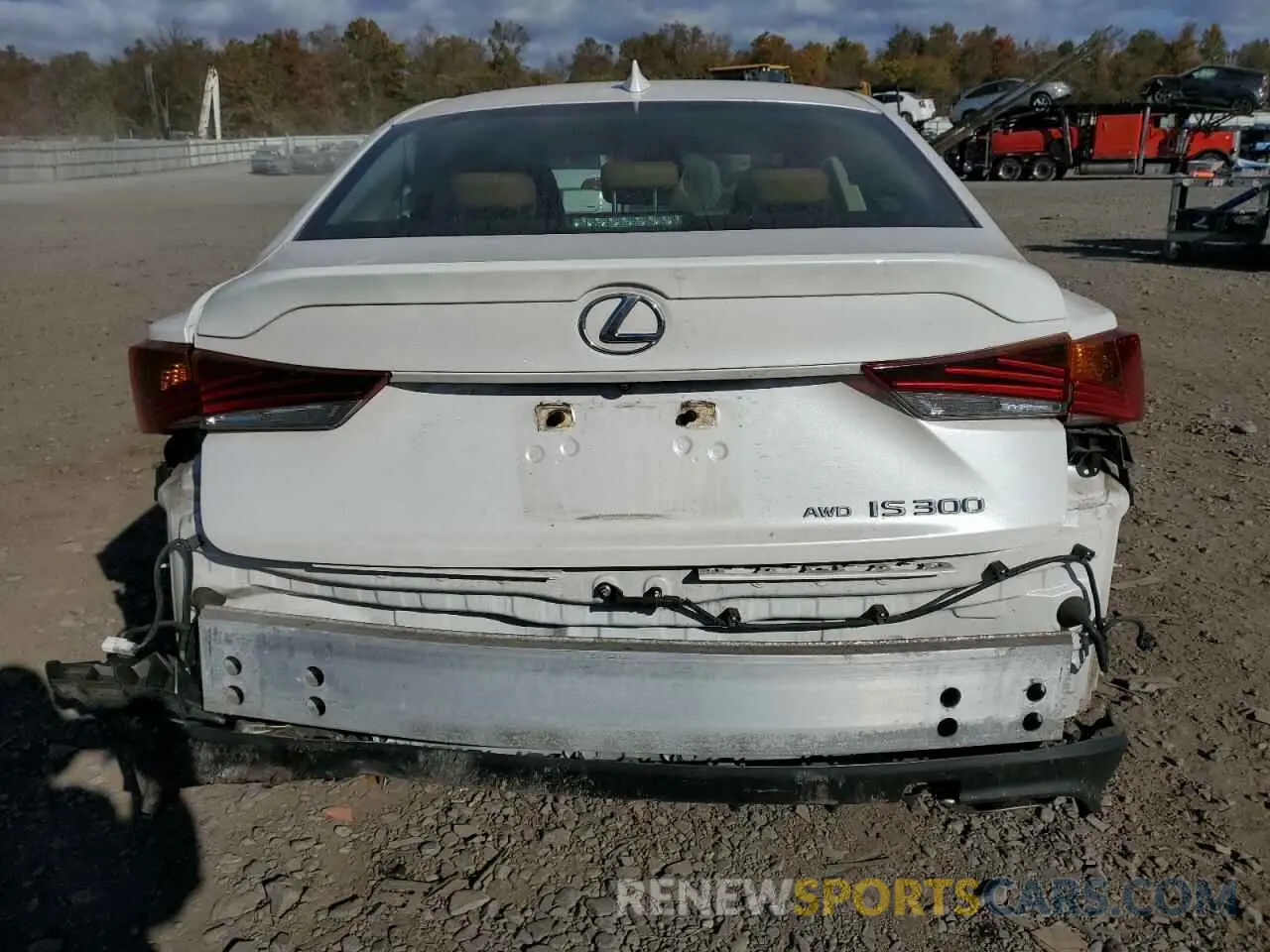 6 Photograph of a damaged car JTHD81F28L5043192 LEXUS IS 2020