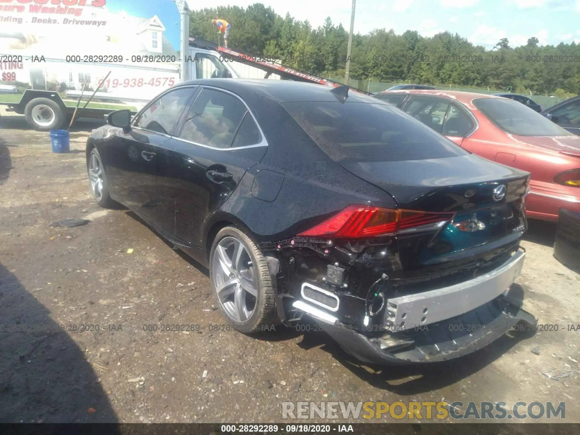 15 Photograph of a damaged car JTHDA1D23L5100972 LEXUS IS 2020