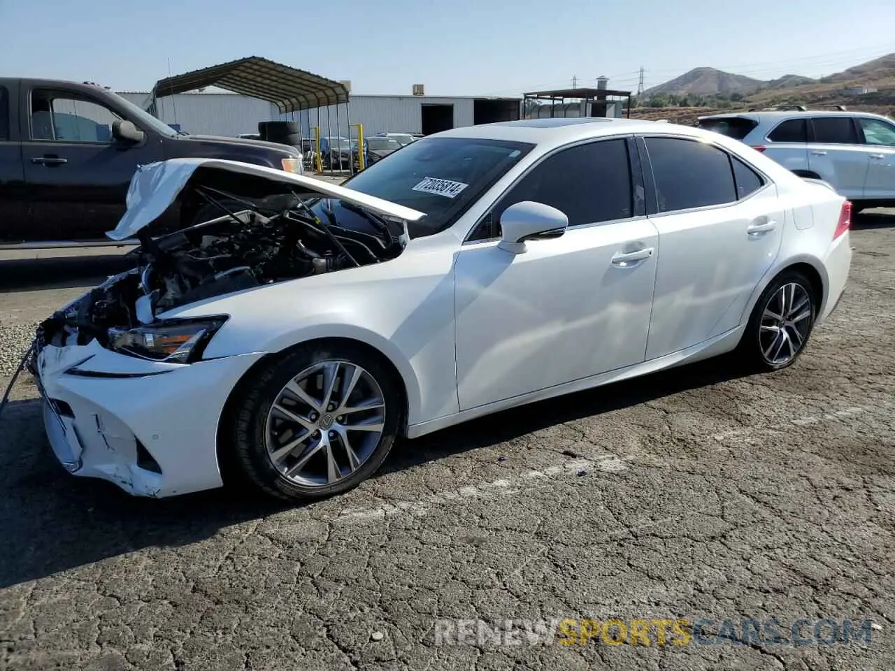 1 Photograph of a damaged car JTHDA1D26L5106278 LEXUS IS 2020
