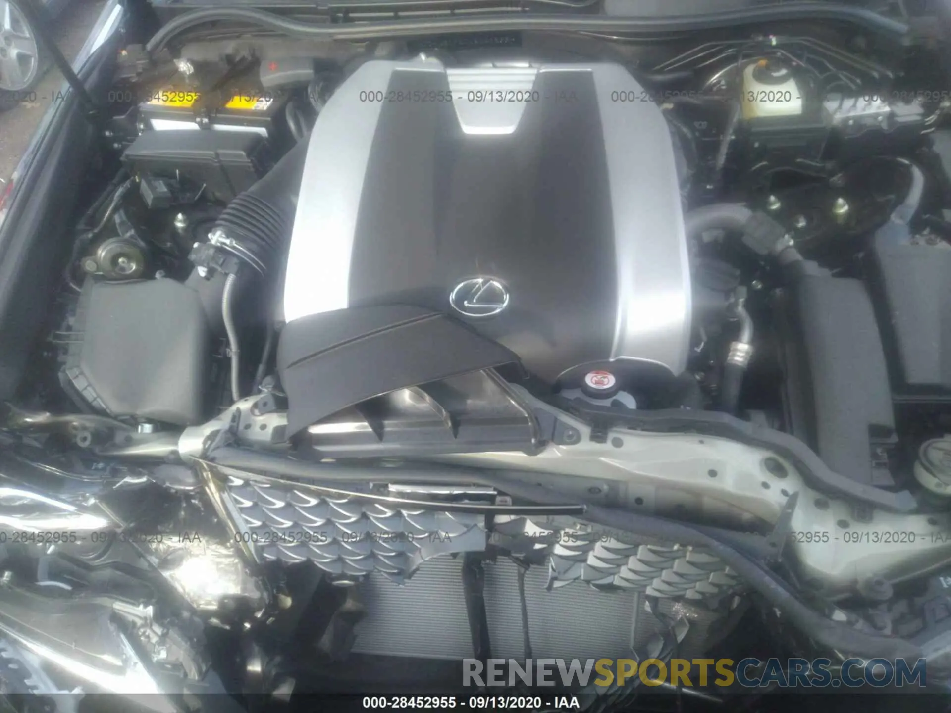 10 Photograph of a damaged car JTHG81F20L5041899 LEXUS IS 2020