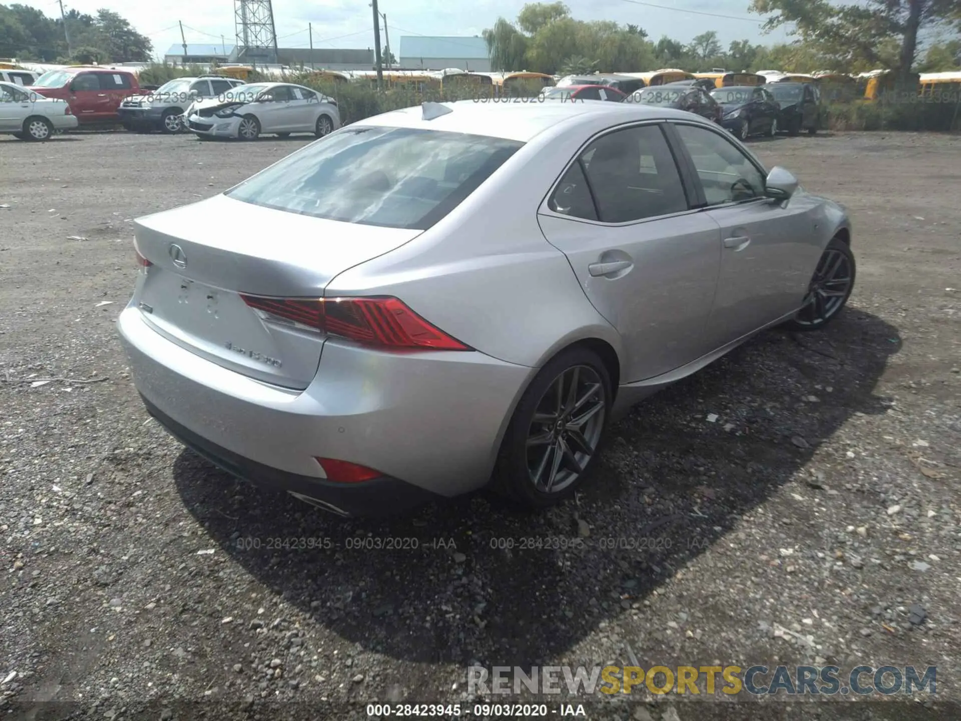 4 Photograph of a damaged car JTHG81F23L5040603 LEXUS IS 2020