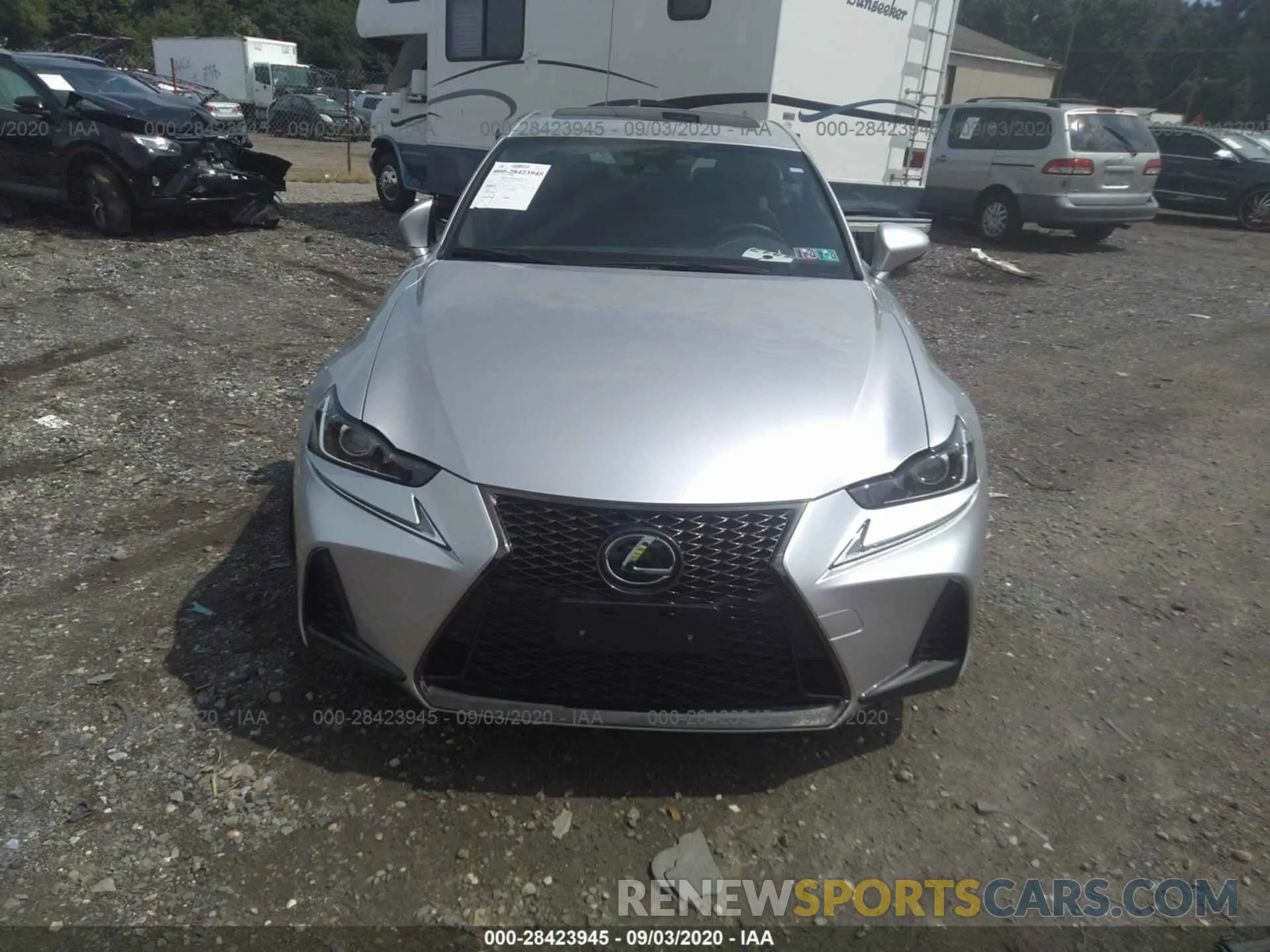 6 Photograph of a damaged car JTHG81F23L5040603 LEXUS IS 2020