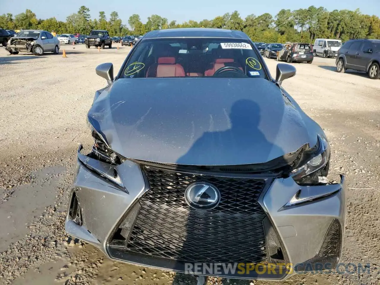 9 Фотография поврежденного автомобиля JTHGA1D23L5101777 LEXUS IS 2020