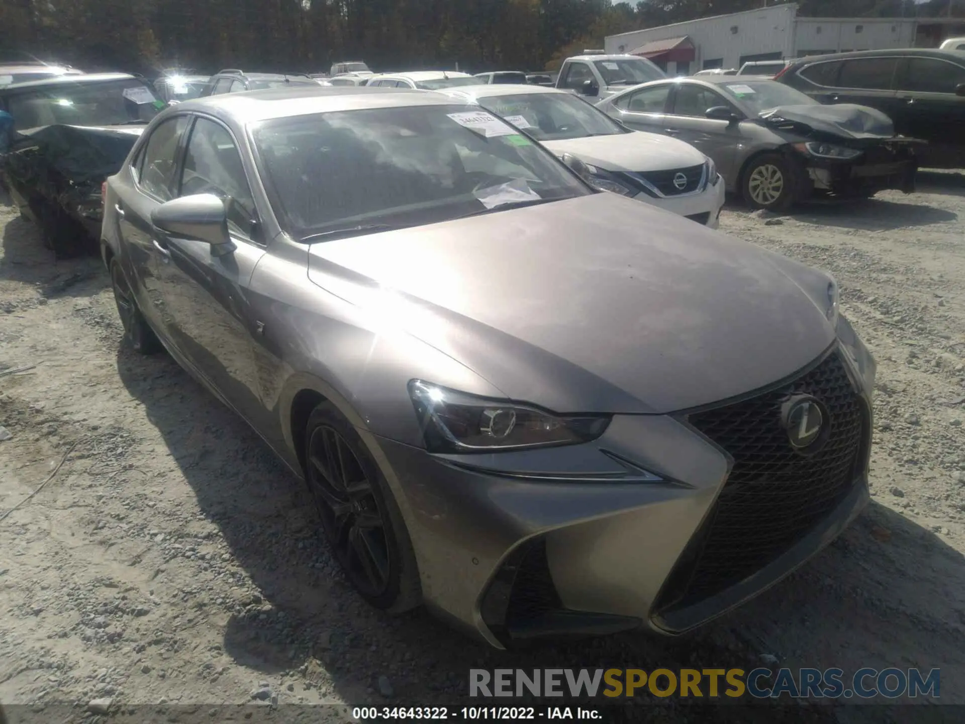 1 Фотография поврежденного автомобиля JTHGA1D23L5104260 LEXUS IS 2020